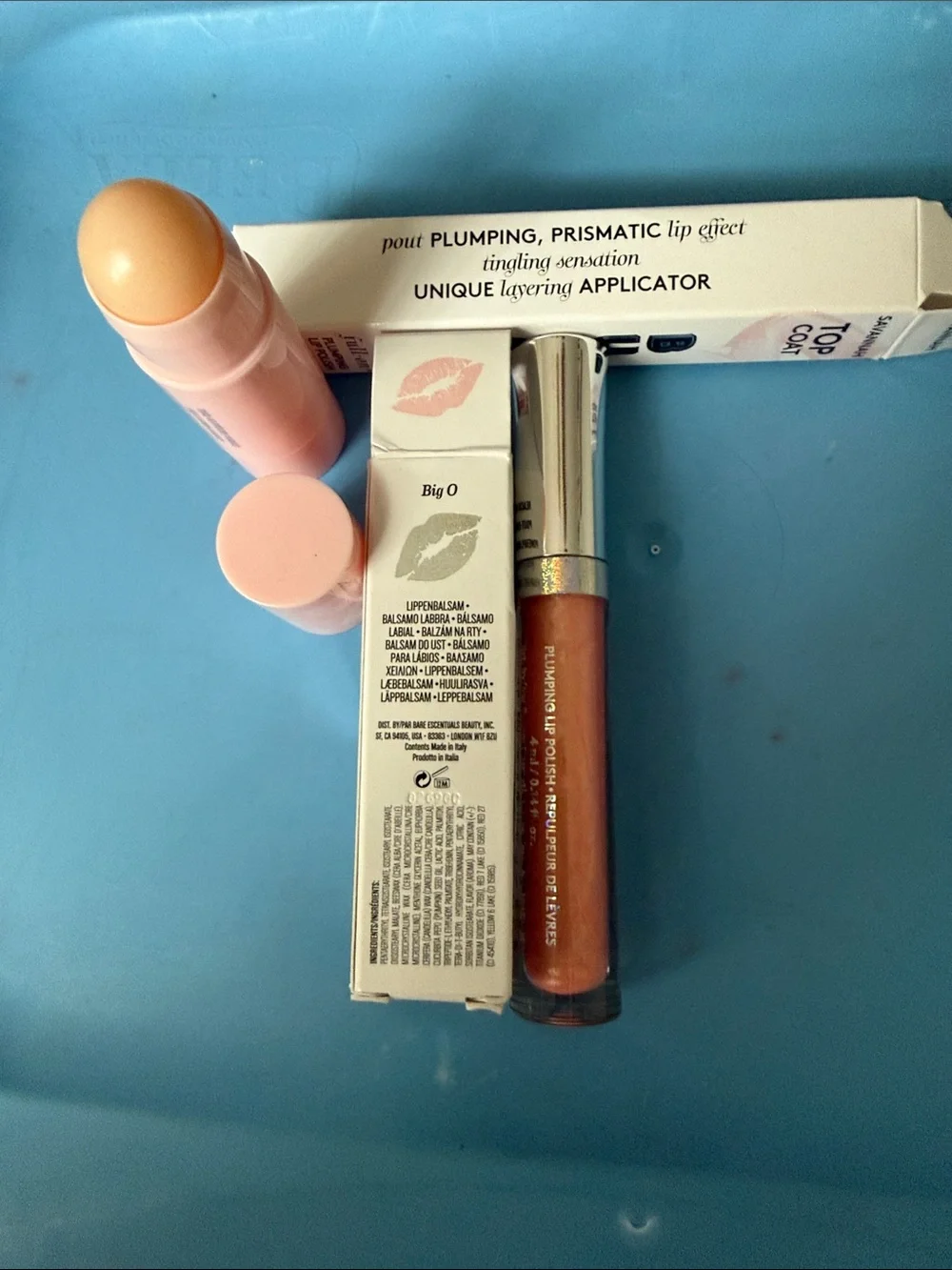 Buxom Savannah Lip Duo - Pink & Peach Shimmer